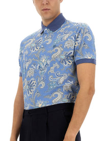 Etro Men's Polo Shirt Blue