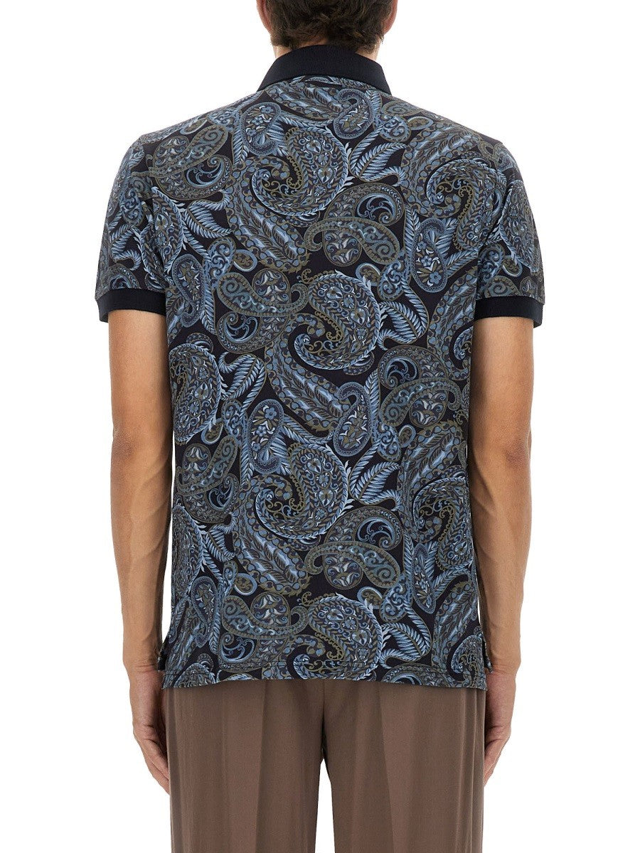 Etro Men's Polo Shirt Blue