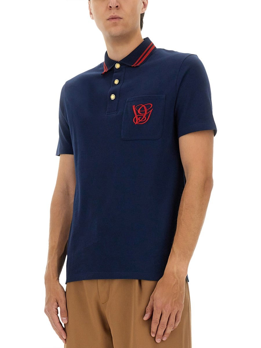 Valentino Men's Polo Shirt Blue