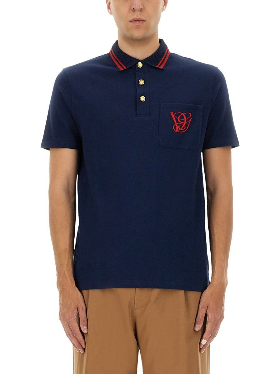 Valentino Men's Polo Shirt Blue