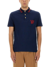 Valentino Men's Polo Shirt Blue