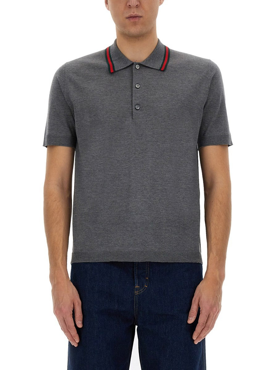 Gucci Men's Polo Shirt Blue
