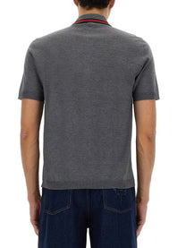 Gucci Men's Polo Shirt Blue, view 3