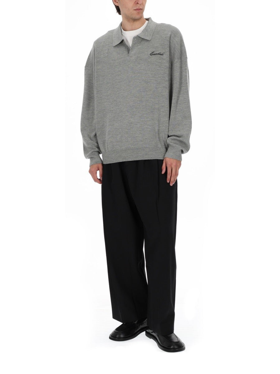Fear of God ESSENTIALS Men's Polo Signature 90S Grey
