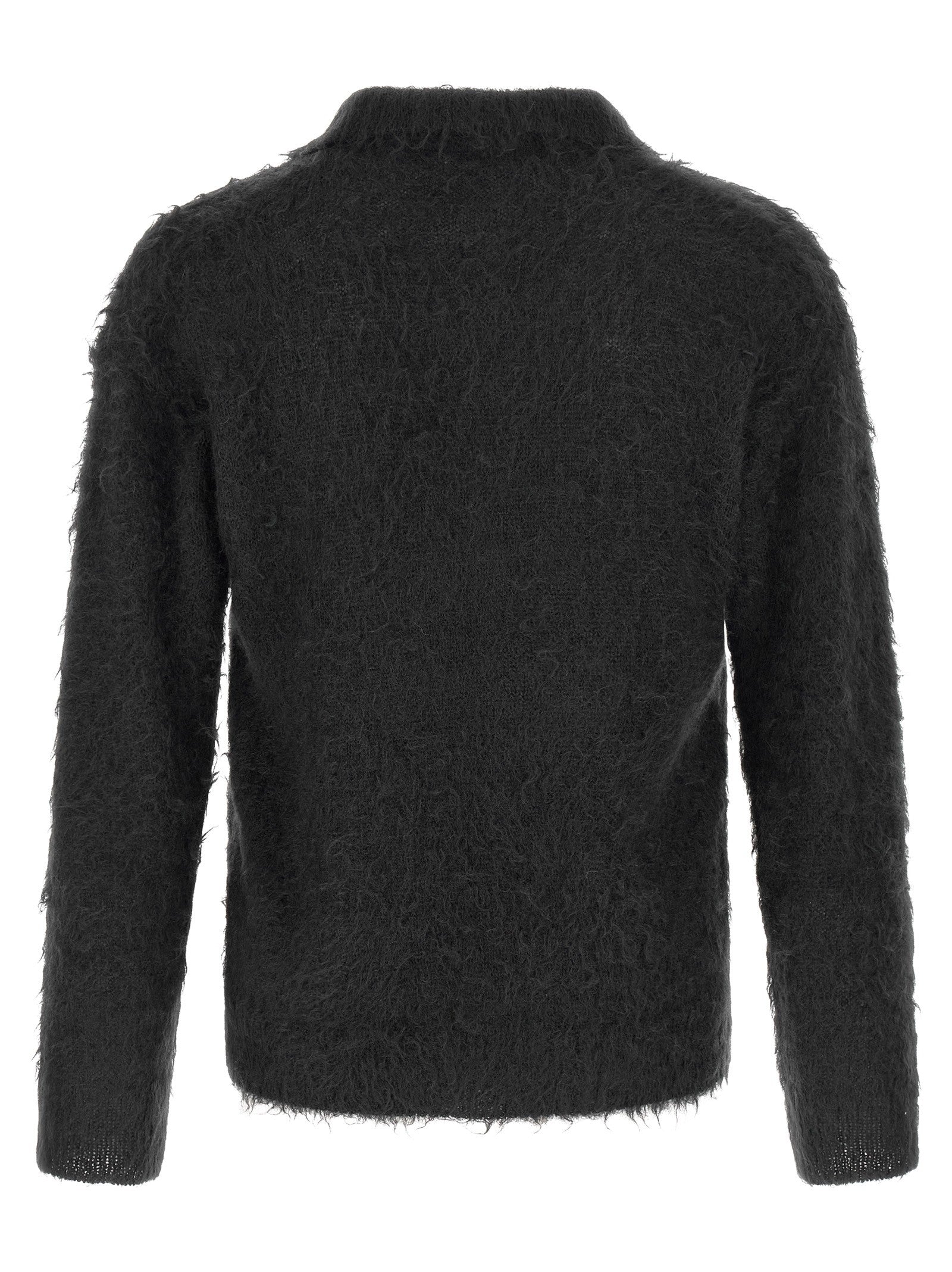 AURALEE Polo Super Kid Mohair Black