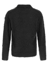 AURALEE Polo Super Kid Mohair Black