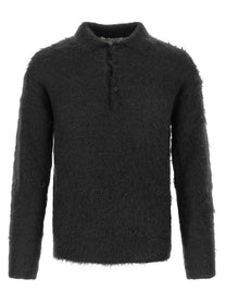 AURALEE Polo Super Kid Mohair Black