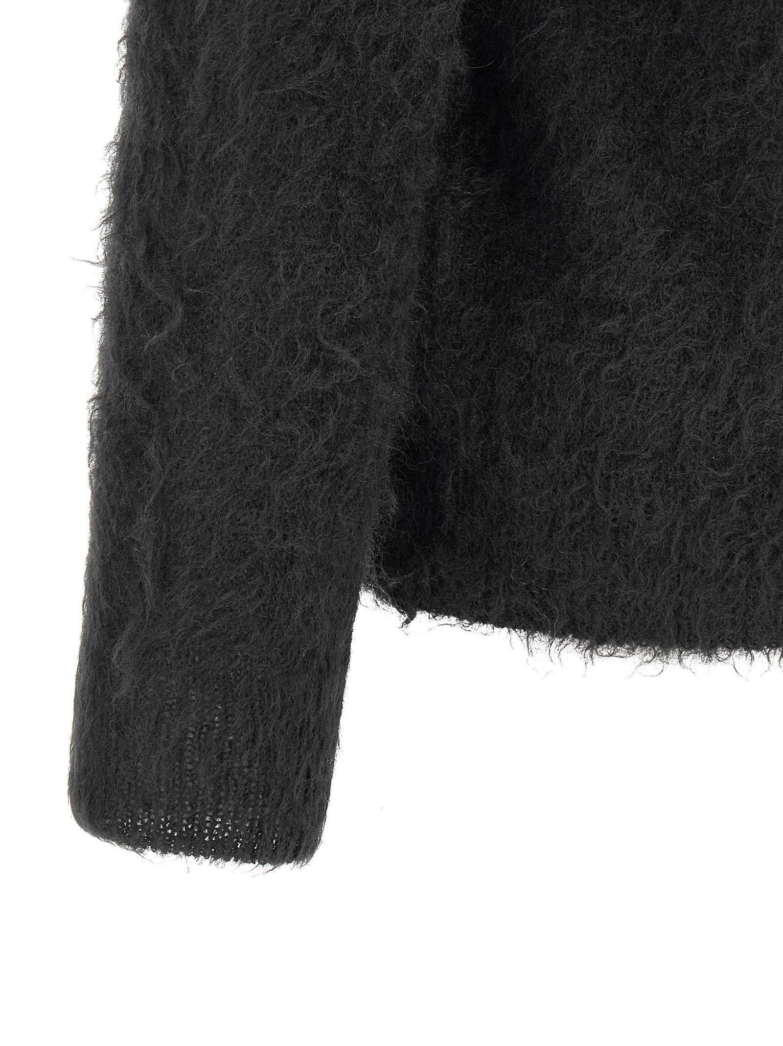 AURALEE Polo Super Kid Mohair Black