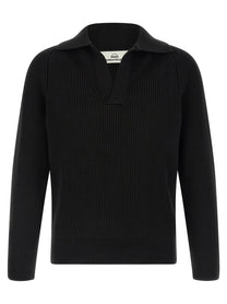 Riviera Project Polo Sweater Black