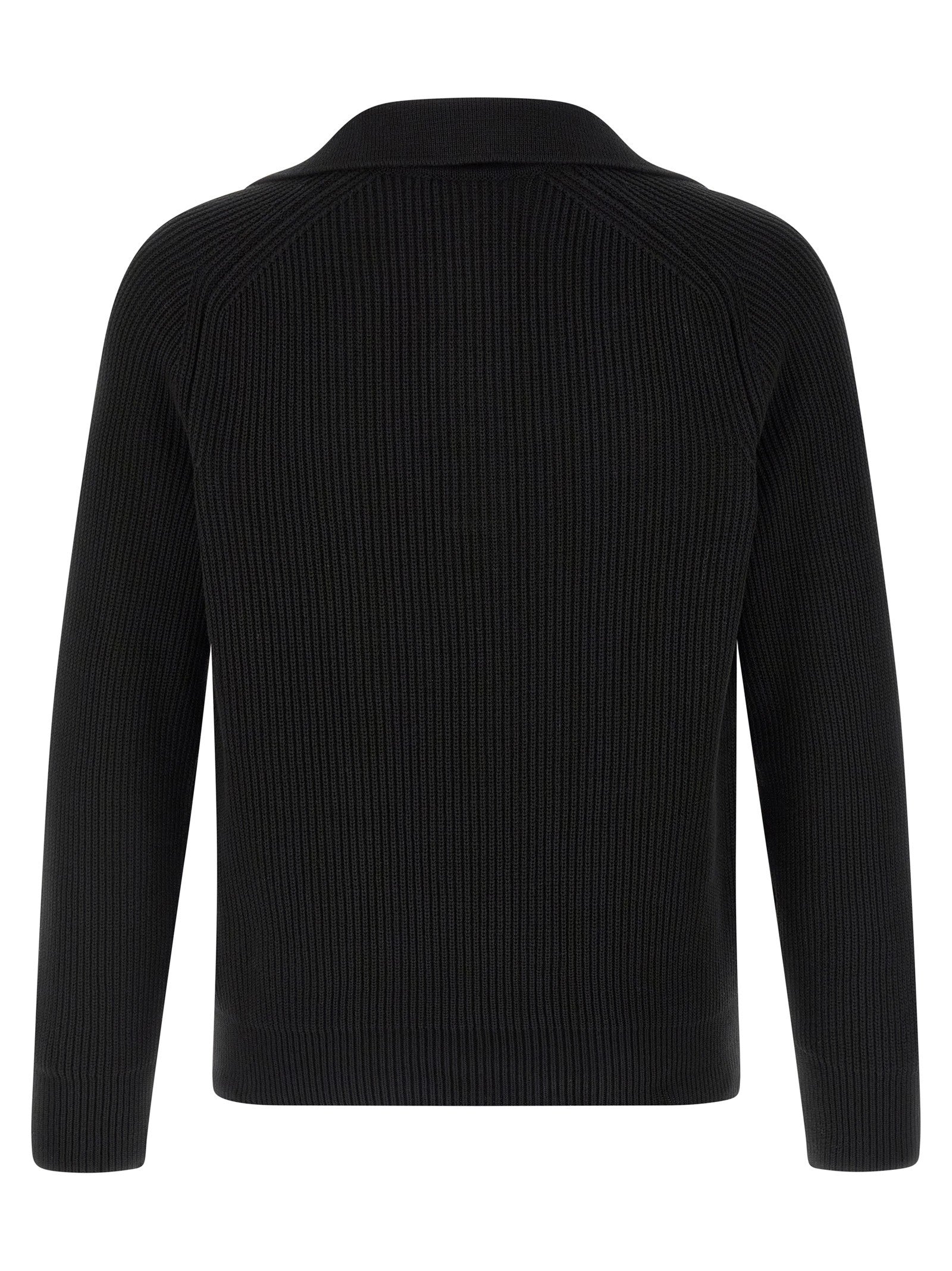 Riviera Project Polo Sweater Black
