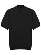 Low Brand Men's Polo Techno in Viscosa Black