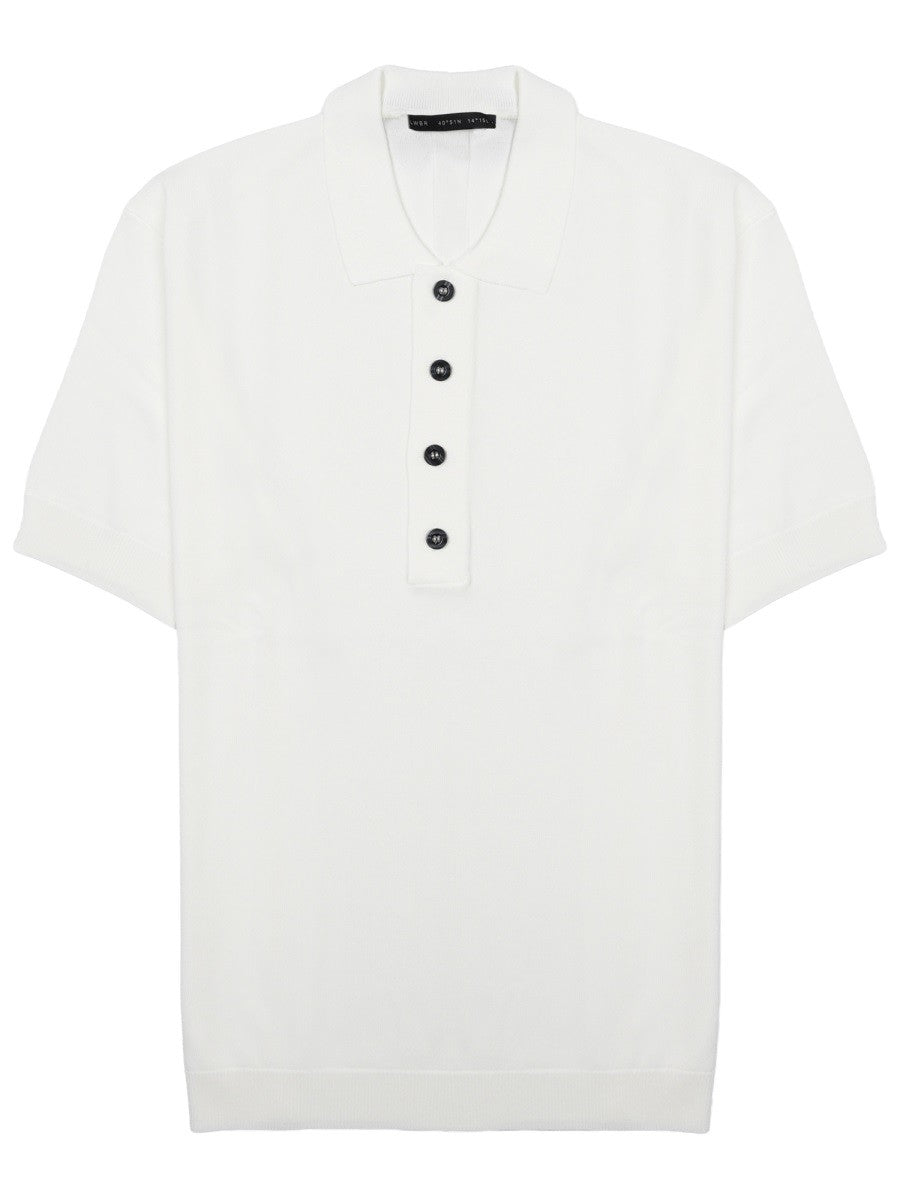 Low Brand Men's Polo Techno in Viscosa White