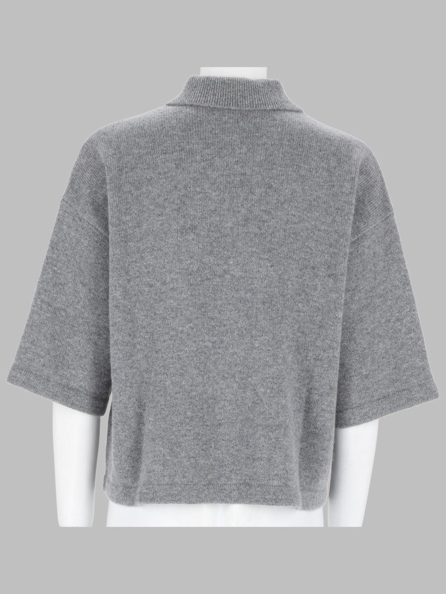 FRAME Women's Polo the Academy in Cashmere Grey