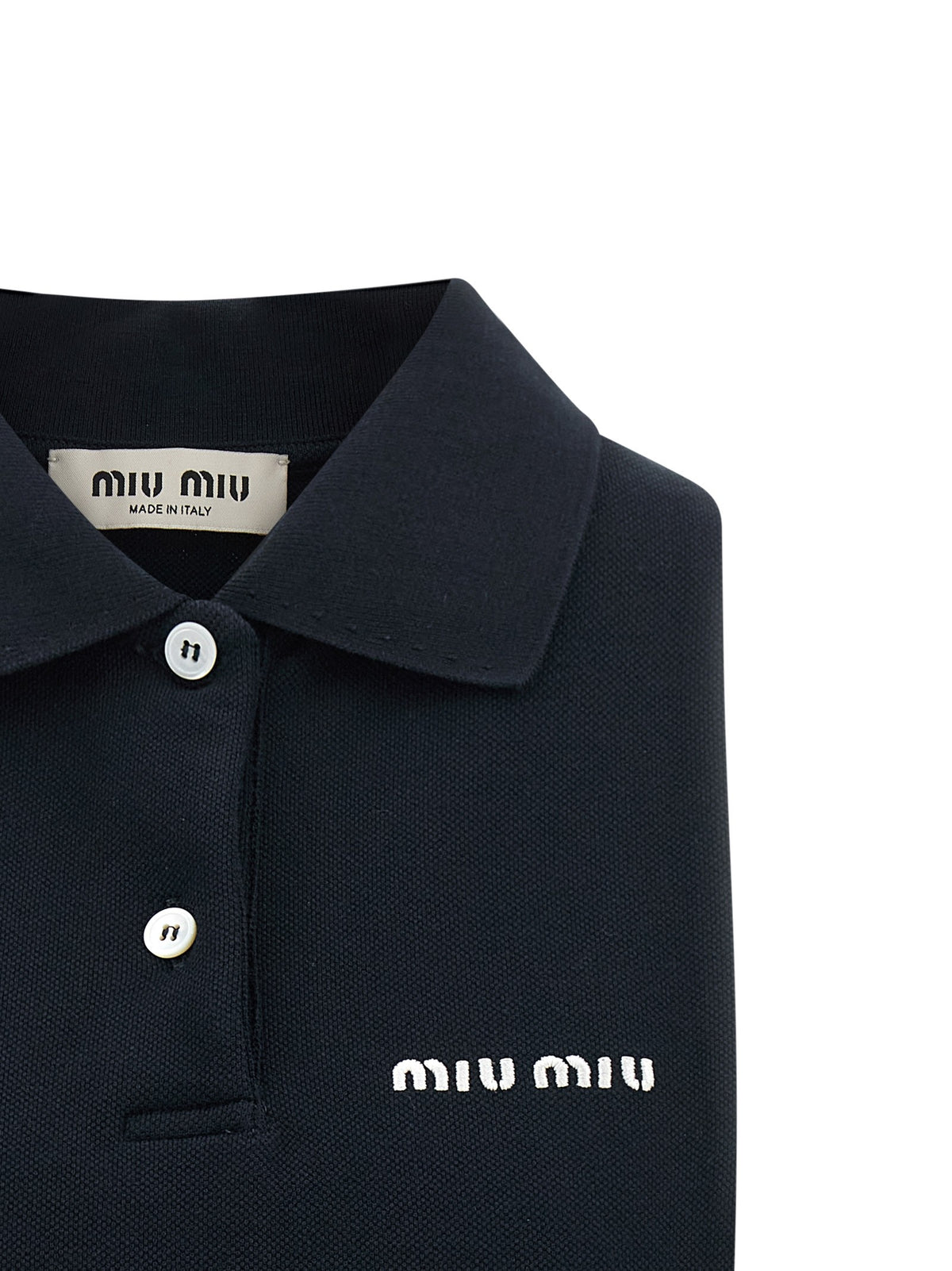 Miu Miu Polo Top Blue