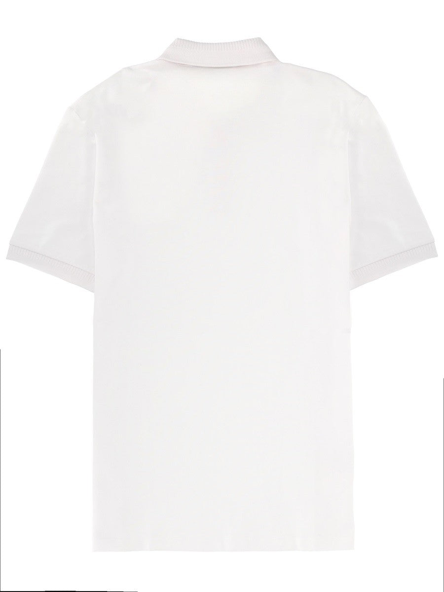 HUGO BOSS Men's Polo Con Patch White