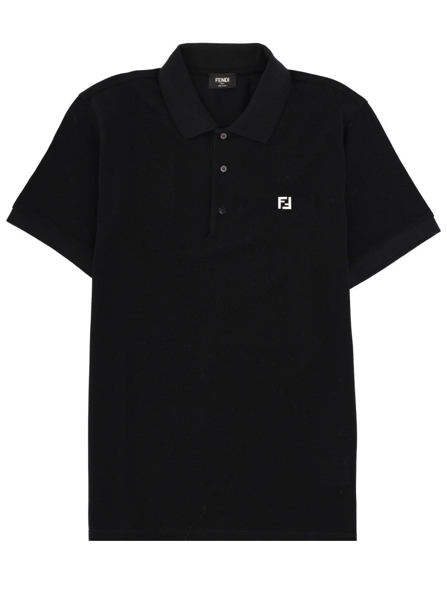 Fendi Men's Polo Black