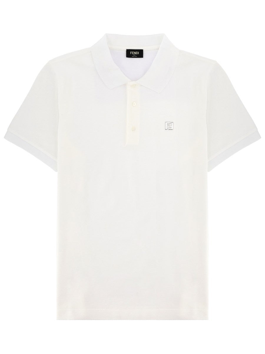 Fendi Men's Polo White