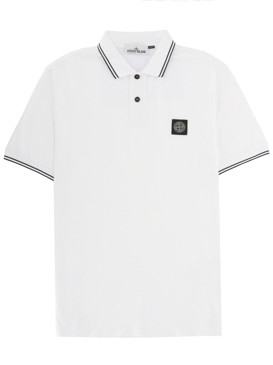 Stone Island Men's Polo White