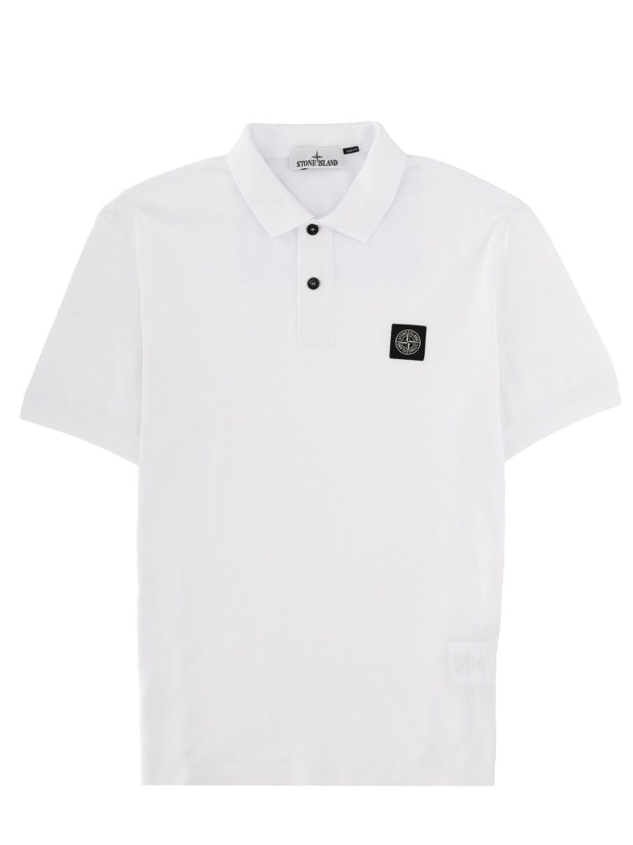 Stone Island Men's Polo White