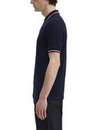 Fred Perry Men's Polo Blue, view 4