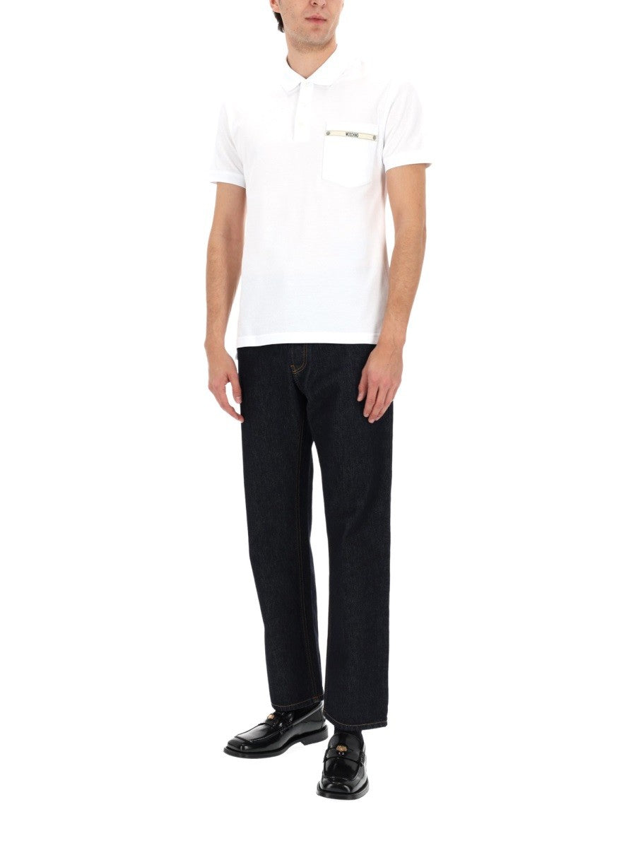 Moschino Men's Polo White