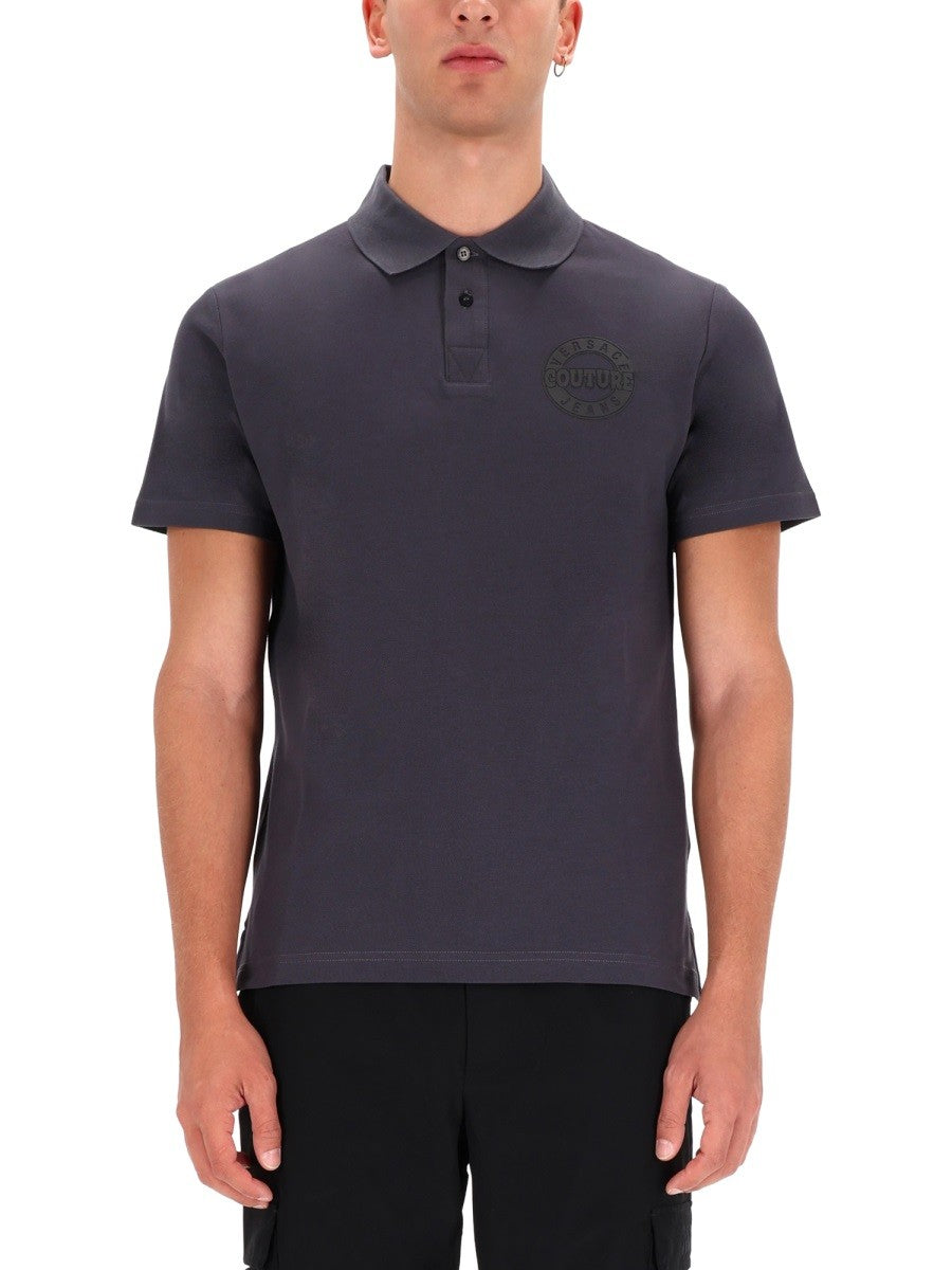 Versace Jeans Couture Men's Polo Grey