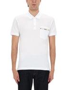 Moschino Men's Polo White, view 4