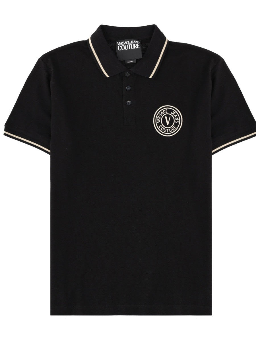 Versace Jeans Couture Men's Polo Black