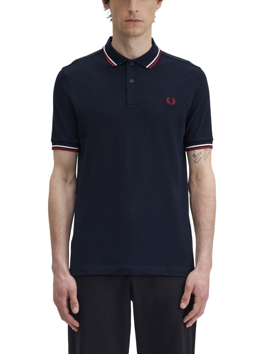 Fred Perry Men's Polo Blue
