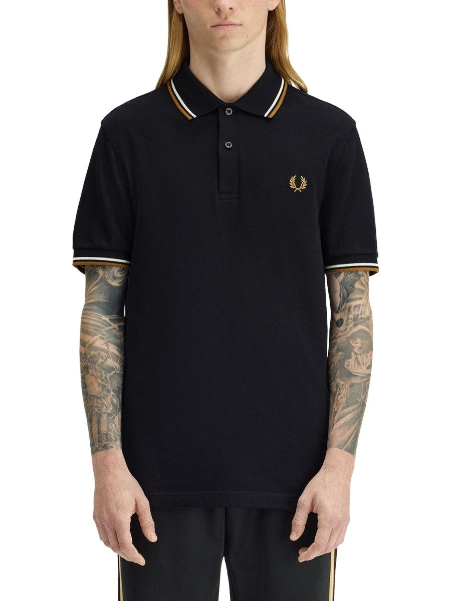 Fred Perry Men's Polo Black, view 4