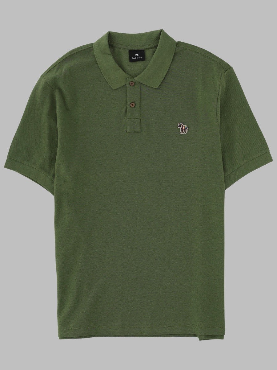 Ps By Paul Smith Men's Polo Zebra Green