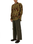 Uma Wang Men's Pomegranate Print Shirt Multicolor, view 2