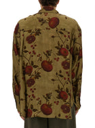 Uma Wang Men's Pomegranate Print Shirt Multicolor, view 3