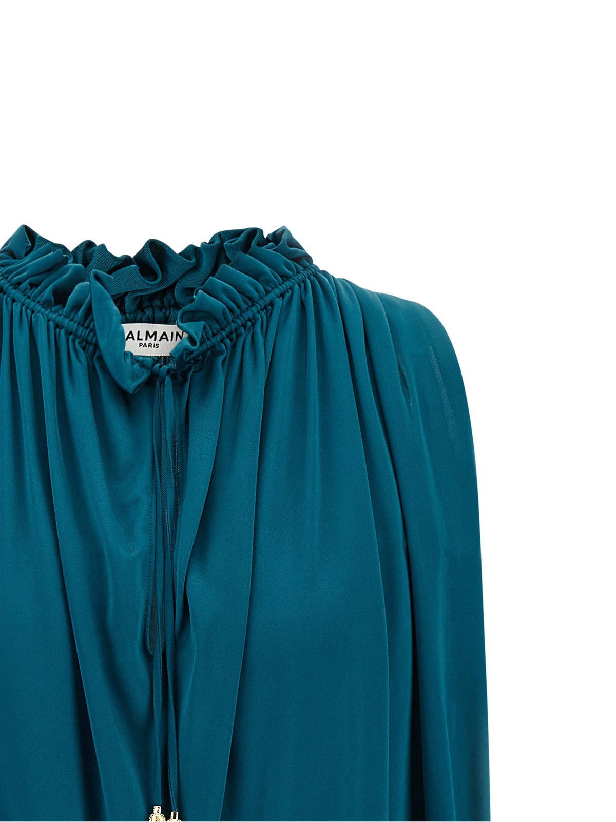 Balmain Pompon Catene Top Blue, view 3