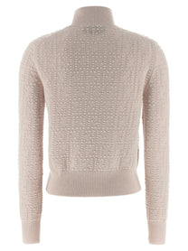 Fendi Pon Pon Sweater Blue