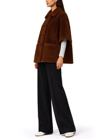 Max Mara Women's Poncho HORSE4 Brown