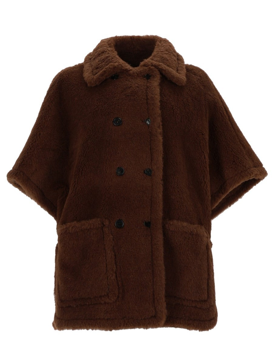 Max Mara Women's Poncho HORSE4 Brown