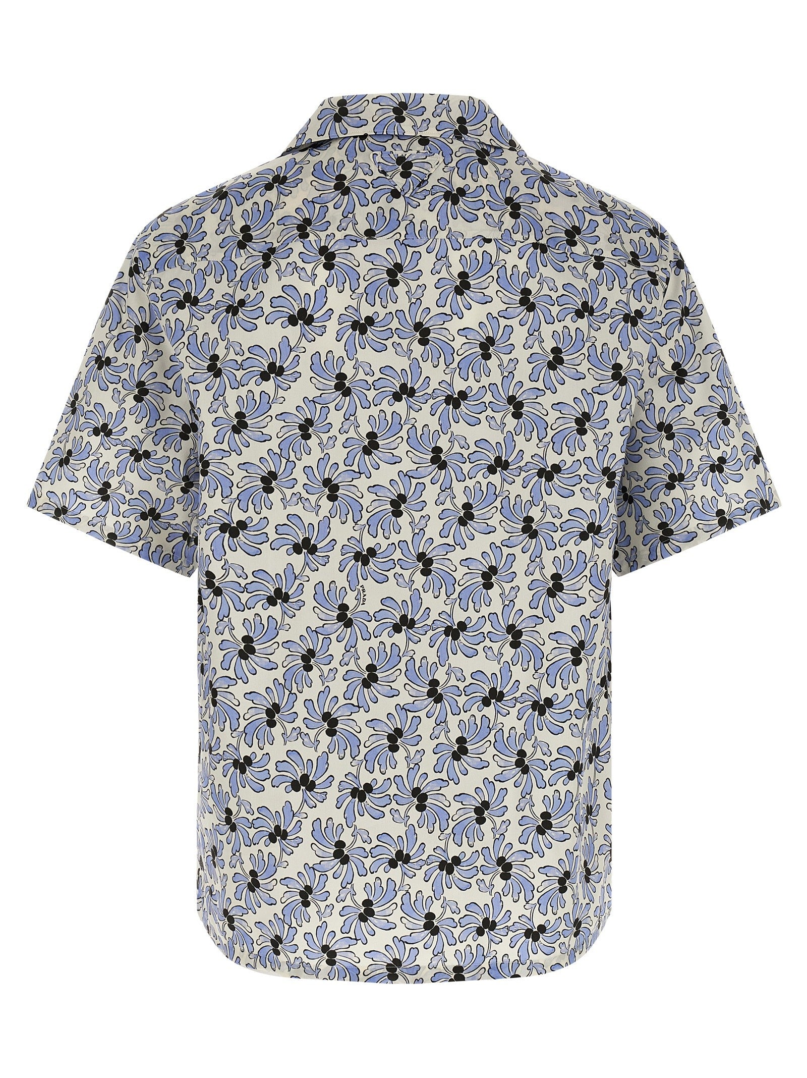 PRADA Pongé Shirt Blue