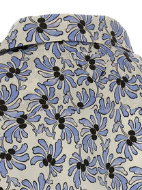 PRADA Pongé Shirt Blue