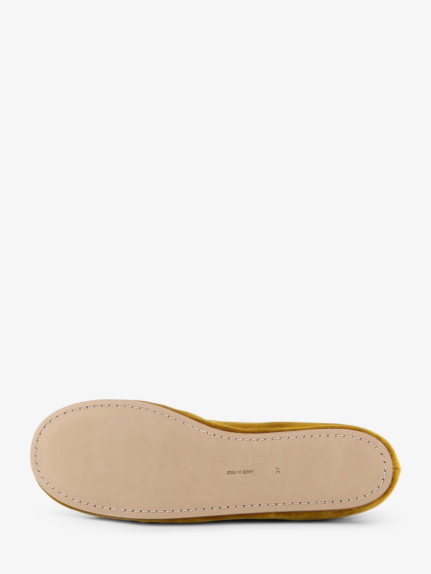 The Row Women's Ponti Velvet Loafers Yellow