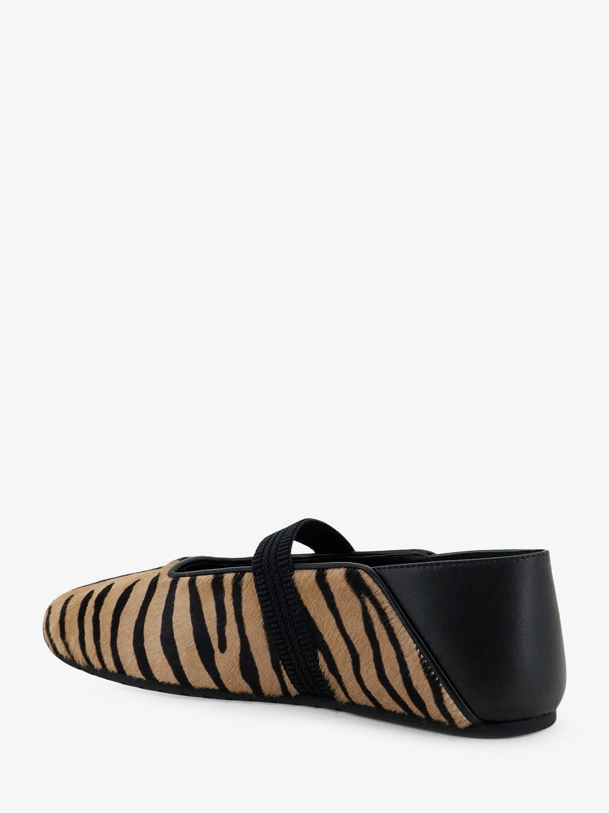 Fendi Women's Pony Hair Ballet Flats Black