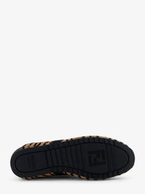 Fendi Women's Pony Hair Ballet Flats Black