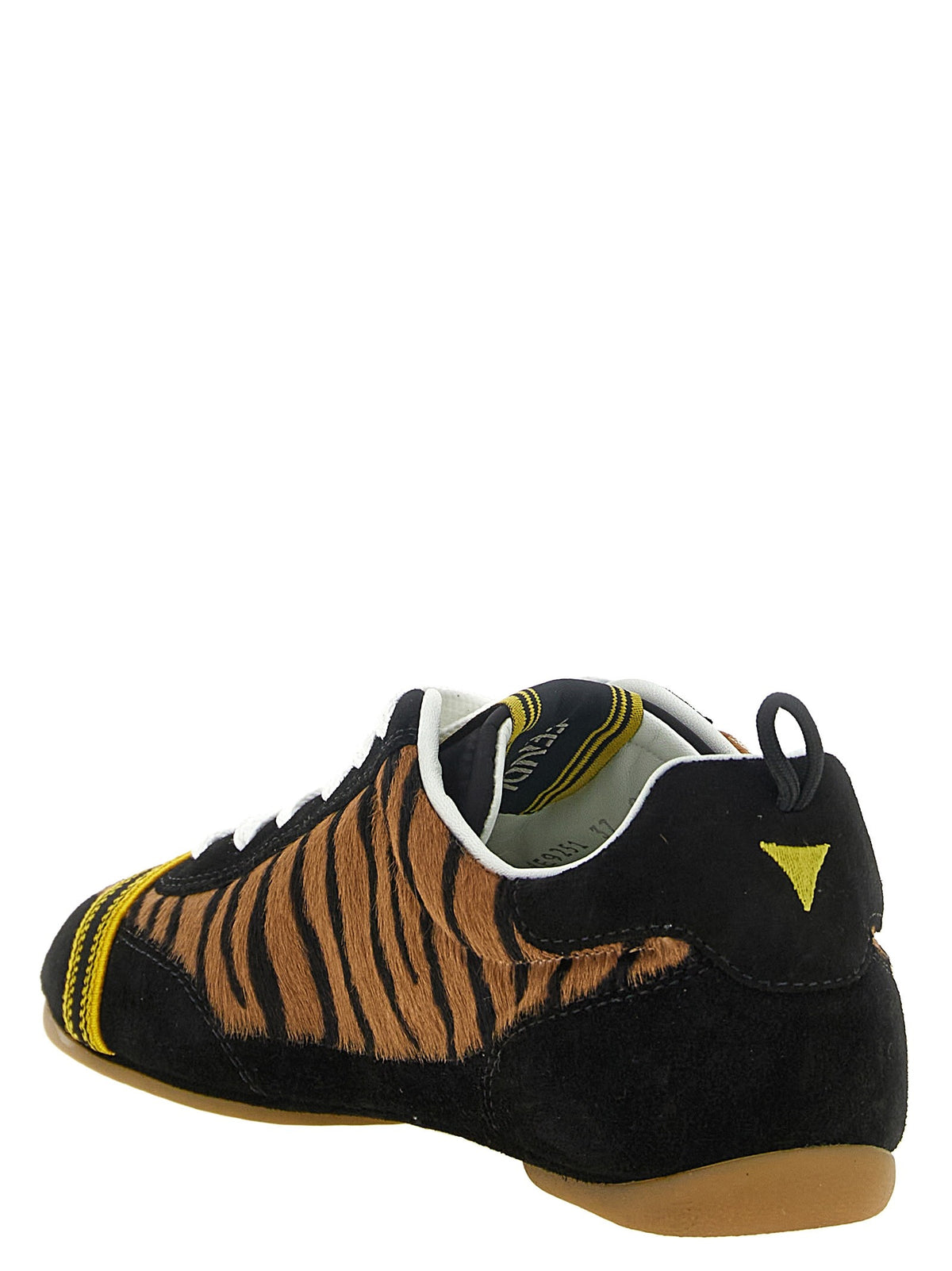 Fendi Pony Hair Fendi Wrap Sneakers Brown