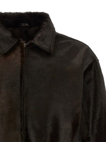 Giorgio Brato Pony Hair Jacket Brown