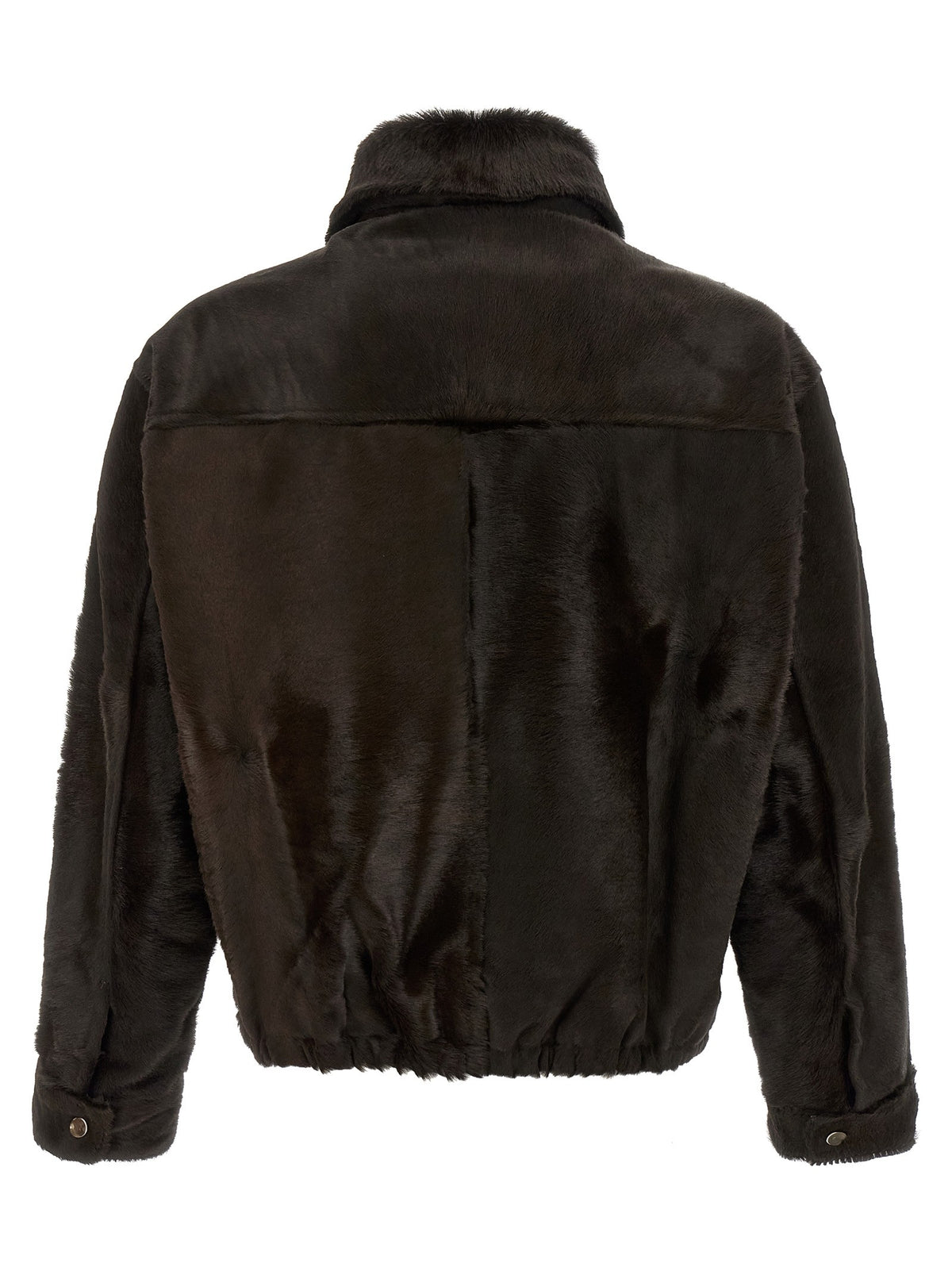 Giorgio Brato Pony Hair Jacket Brown