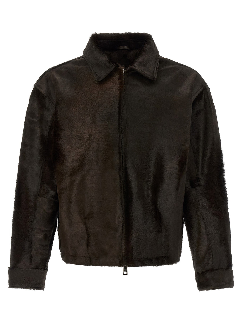Giorgio Brato Pony Hair Jacket Brown