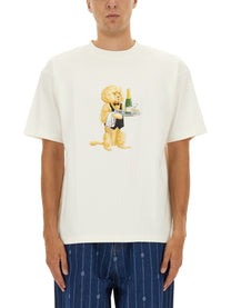 Drole De Monsieur Men's Poodle Shirt White Drole De Monsieur