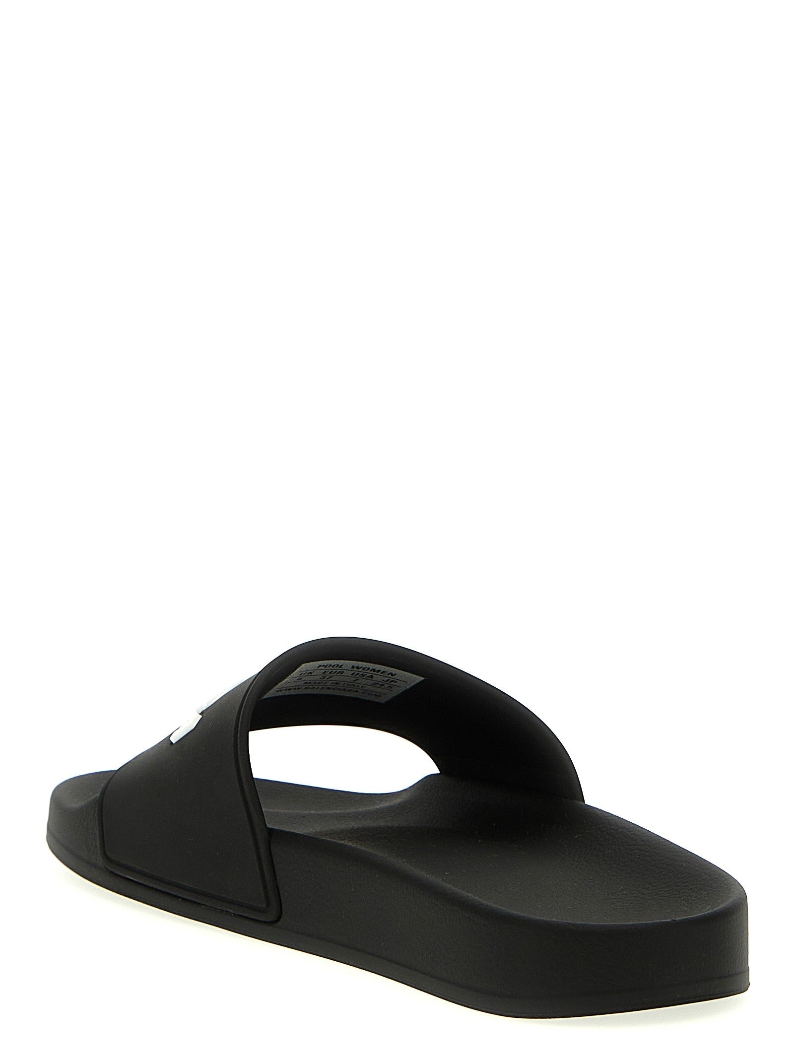 Balenciaga Pool Sandals White