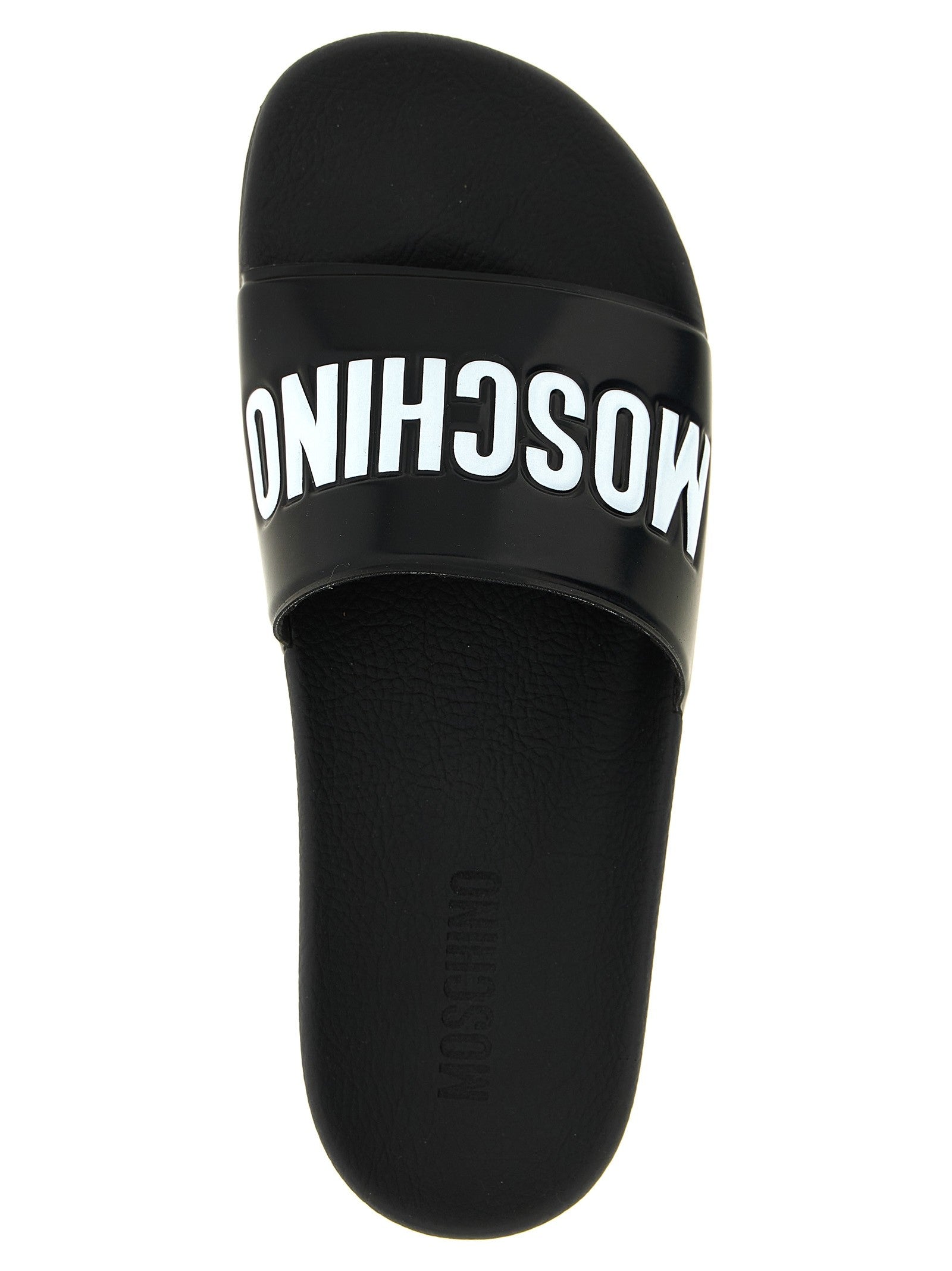 Moschino Pool Slides White