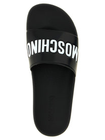 Moschino Pool Slides White